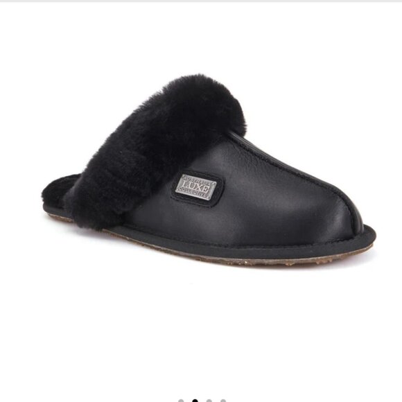 Australia Luxe Collective Closed Leather Slipper new in box size M - Picture 2 of 4